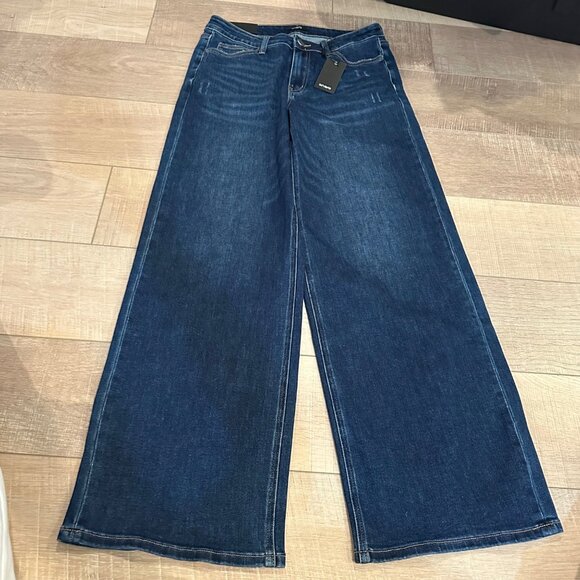 ONESO WOMENS MID RISE WIDE LEG JEANS NEW SIZE 29 - Picture 1 of 10